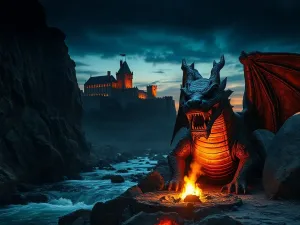 Wrak Titanica spoczywający na dnie oceanu, oświetlony przez reflektory nowoczesnej łodzi podwodnej.
